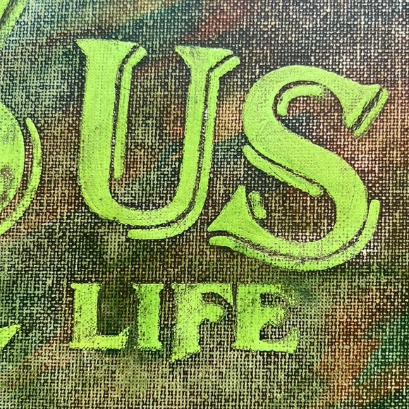 Jesus Saved My Life* Acrylic Canvas Painting - Picture 8 of 16
